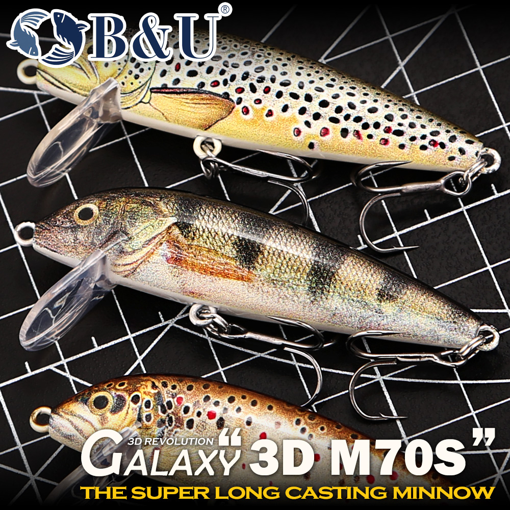 B&U Fishing Lures Sinking Minn - Fishing Hook Treble review and price