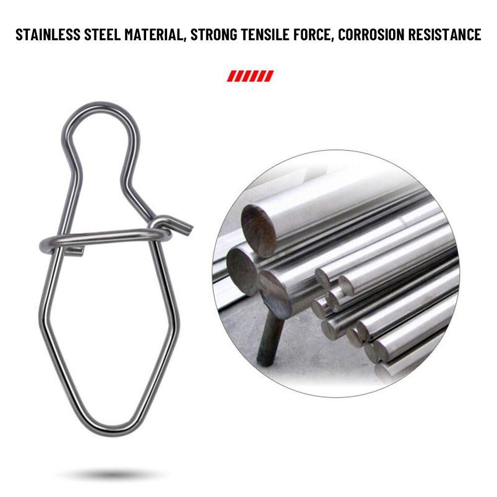 100pcs/lot nice Snap Fishing B - Fishing Hook Stainless Steel review and price