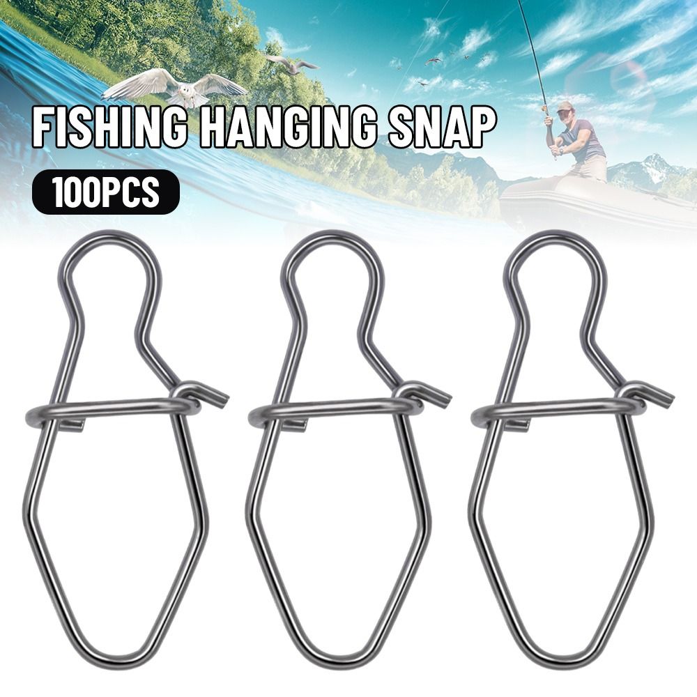 100pcs/lot nice Snap Fishing B - Fishing Hook Stainless Steel review and price