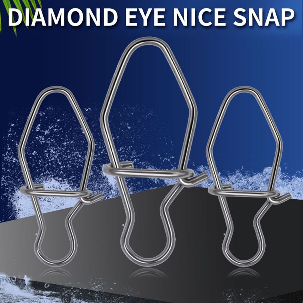 100pcs/lot nice Snap Fishing B - Fishing Hook Stainless Steel review and price
