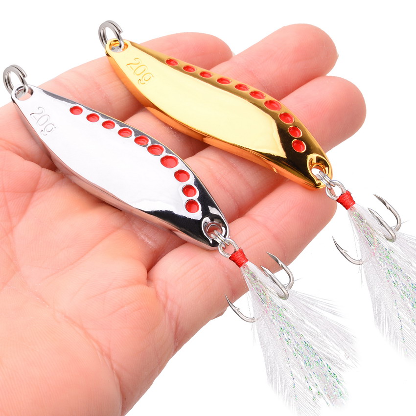 8PCS/Set Lure Metal Spinner Sp - Fishing Hook Treble review and price