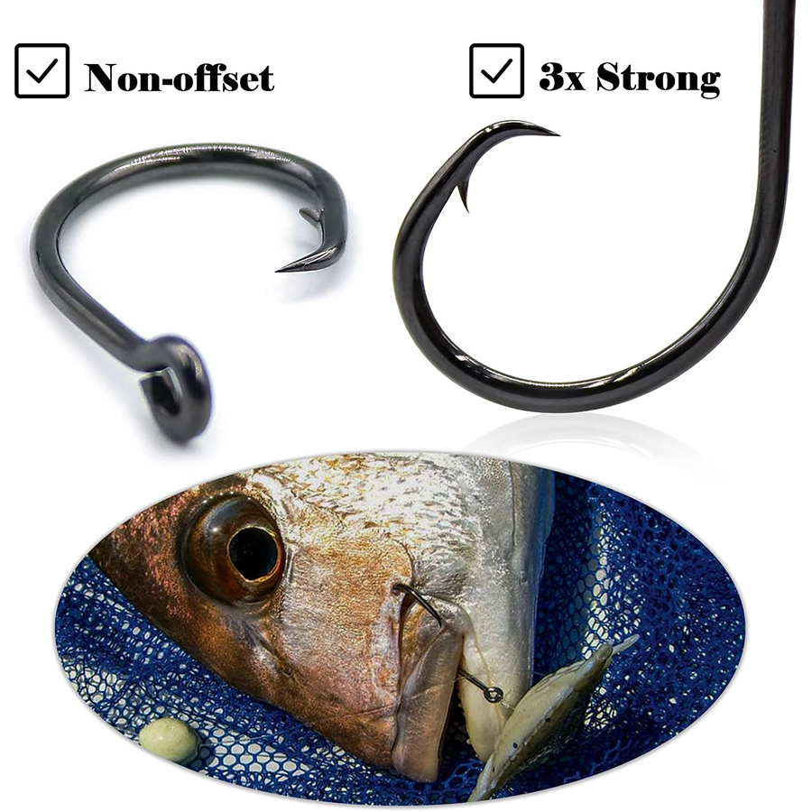 Circle Hooks 3X Strong Saltwat - Fishing Hook Circle review and price