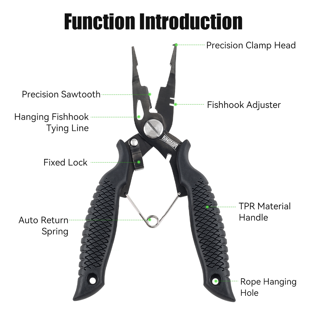 Kingdom Fishing Pliers Multifu - Fishing Hook Stainless Steel review and price