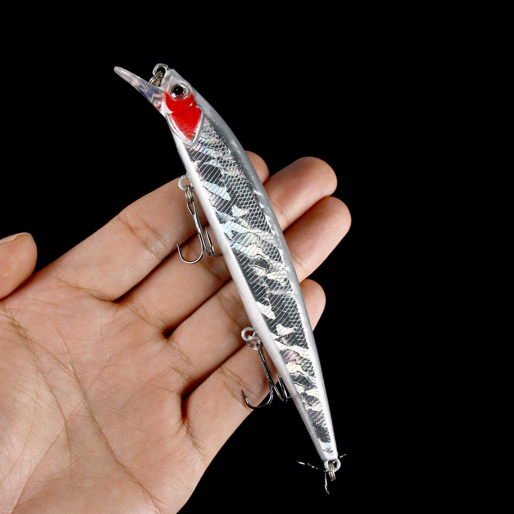 Jerkbait Minnow Fishing Lure A - Fishing Hook Treble review and price