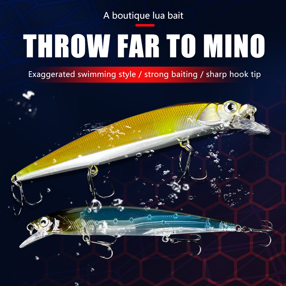 Jerkbait Minnow Fishing Lure A - Fishing Hook Treble review and price