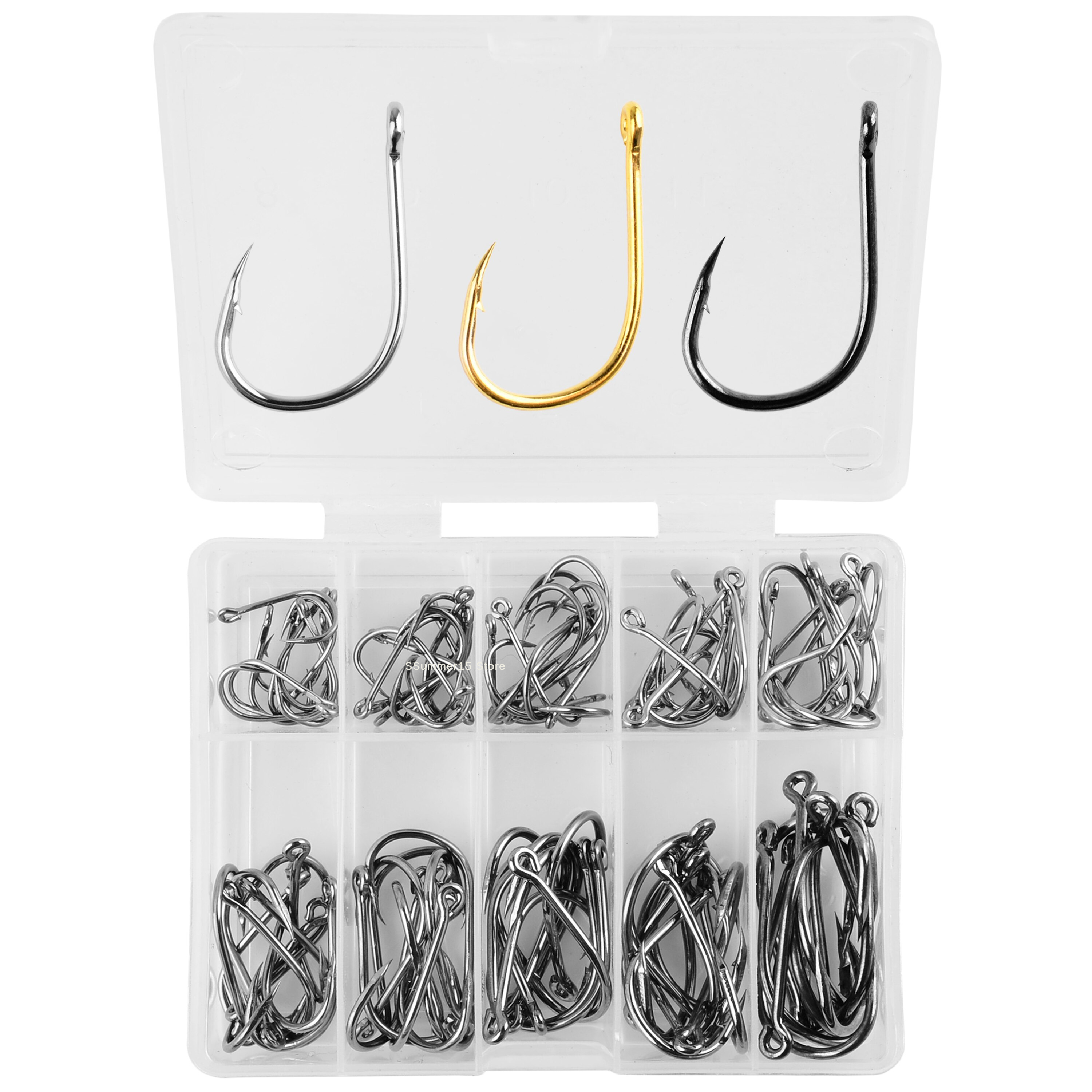 【R】100Pcs Fishing Hooks Set Ca - Fishing Hook Circle review and price