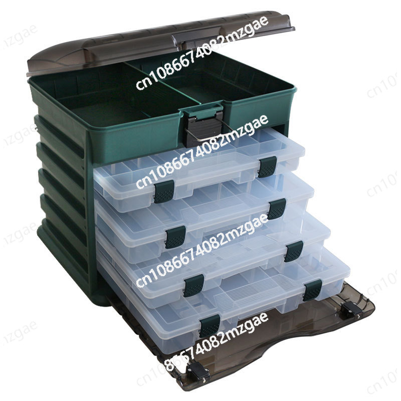 Medium 4-layer portable lure b - Fishing Hook Box review and price