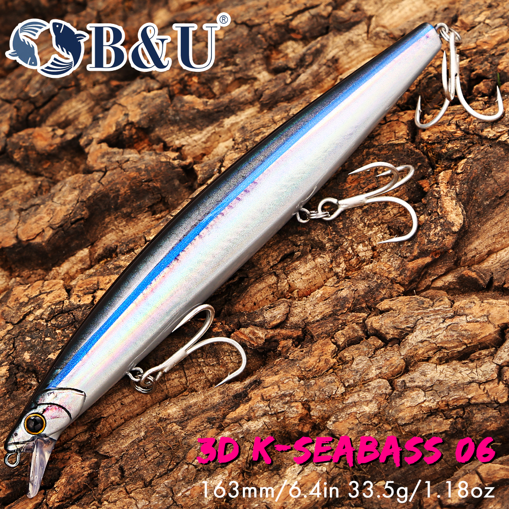 B&U 163mm/33.5g Floating Long  - Fishing Hook Treble review and price