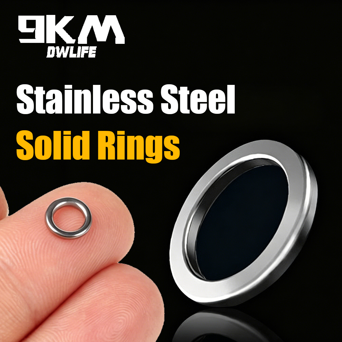 9KM Solid Ring Fishing 50pcs S - Fishing Hook Jig review and price