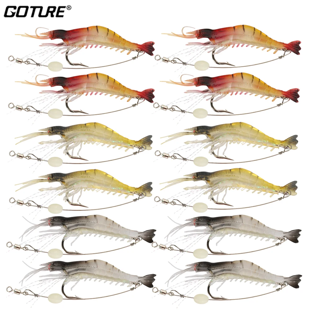 Goture Silicon Shrimp Fishing  - Fishing Hook Assortment review and price