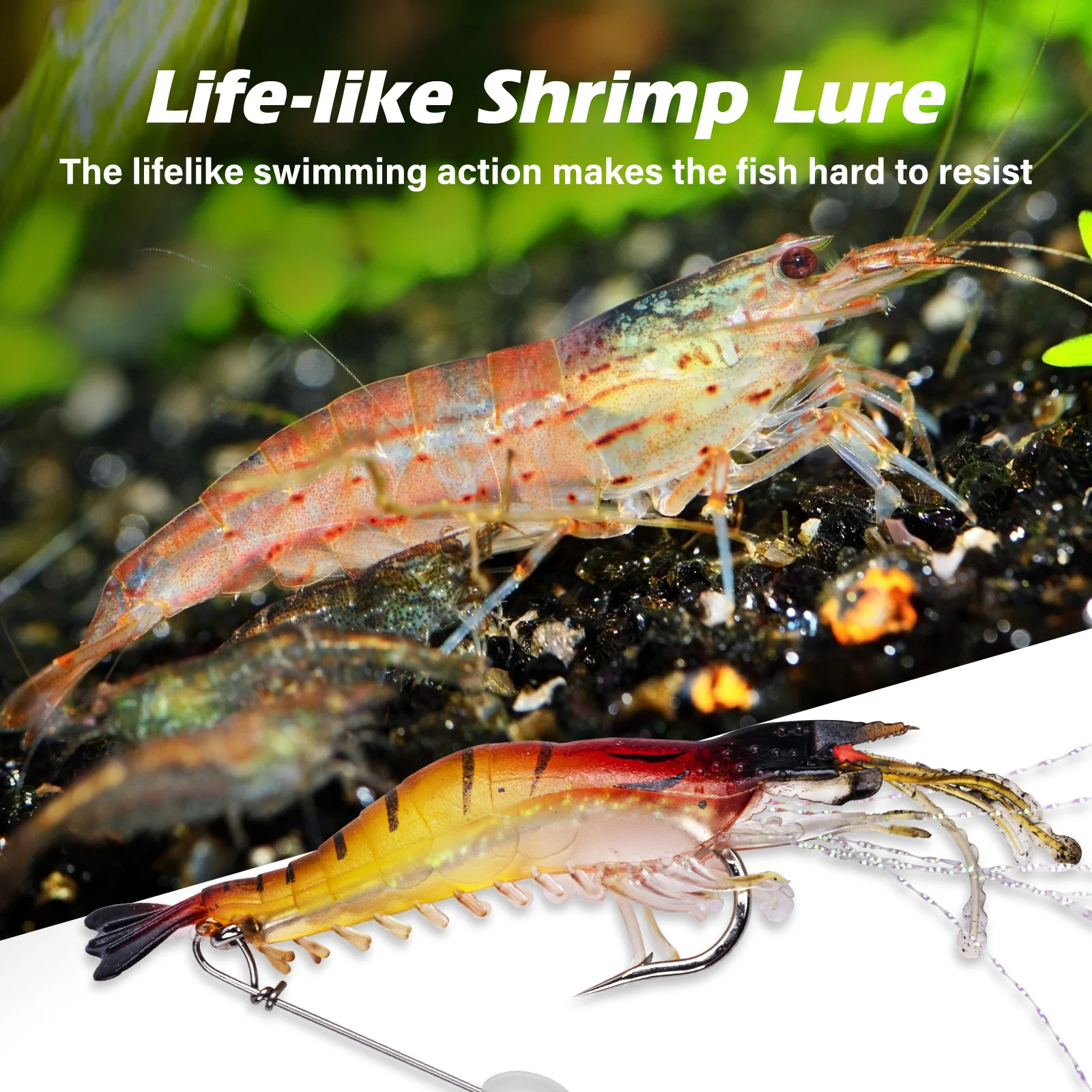 Goture Silicon Shrimp Fishing  - Fishing Hook Assortment review and price