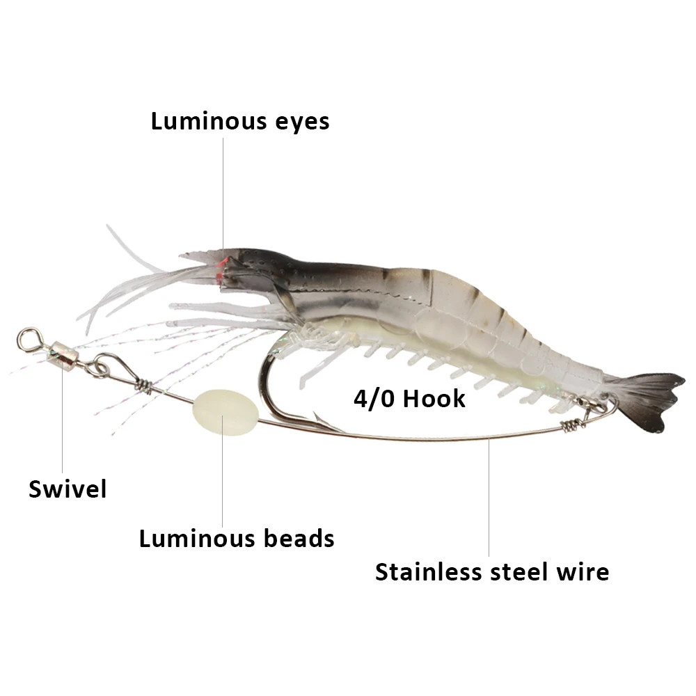 Goture Silicon Shrimp Fishing  - Fishing Hook Assortment review and price