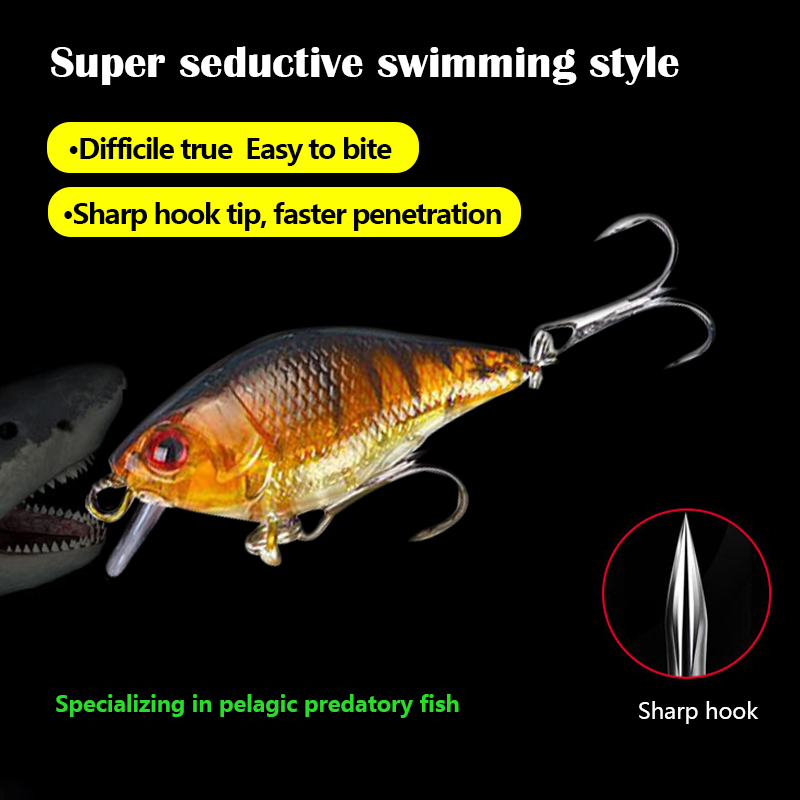 3D Eyes 7.5cm 10.2g Hard VIB L - Fishing Hook Treble review and price