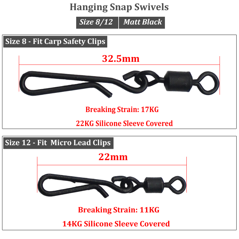 20PCS Carp Fishing Quick Chang - Fishing Hook Size review and price