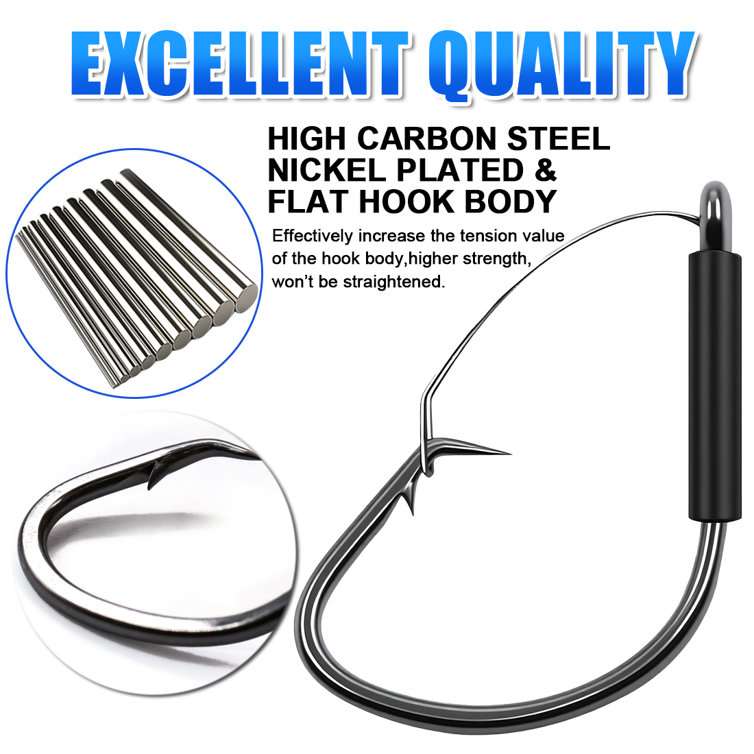 FishTrip Weedless Wacky Rig Ho - Fishing Hook Weedless review and price