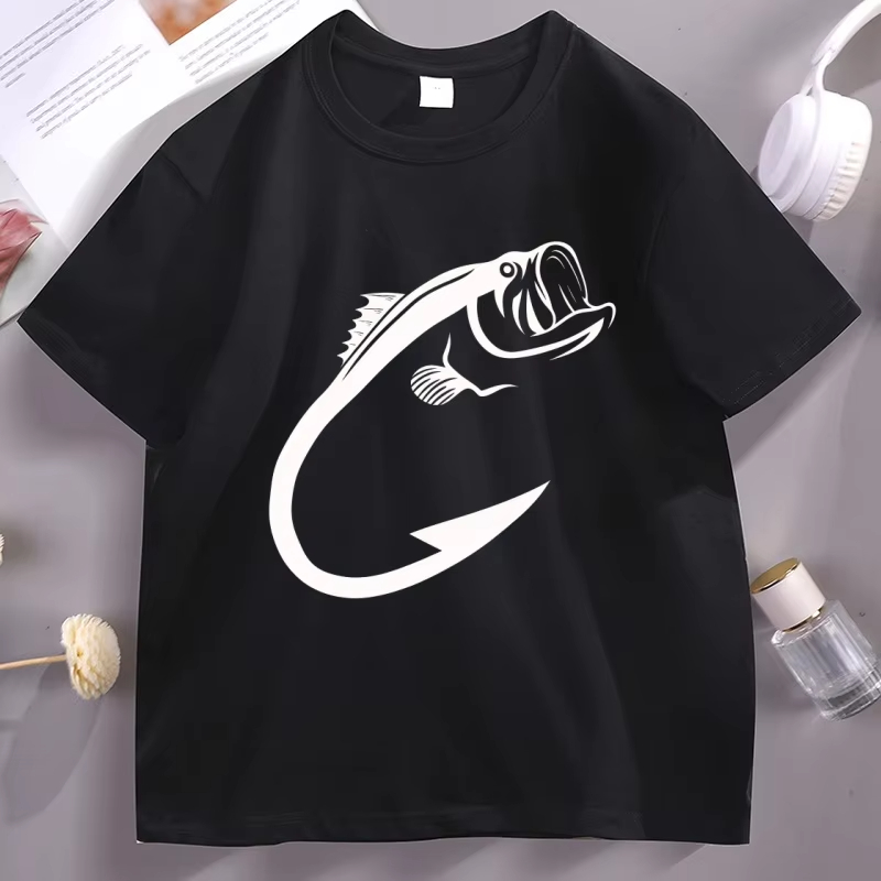 Fishing Hook Graphic T Shirts  - Fishing Hook Size review and price