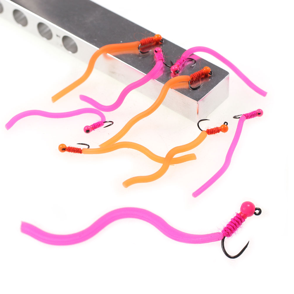 4pcs #14 Tungsten Bead Head Sq - Fishing Hook Barbless review and price