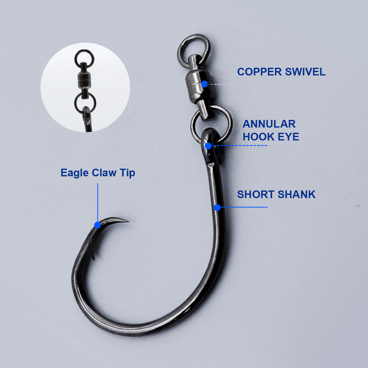 ZYZHE 3pcs/Bag Circle Hooks Wi - Fishing Hook Circle review and price