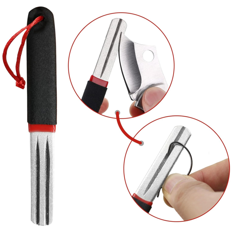 4 Colors Portable Outdoor Doub - Fishing Hook Sharpener review and price