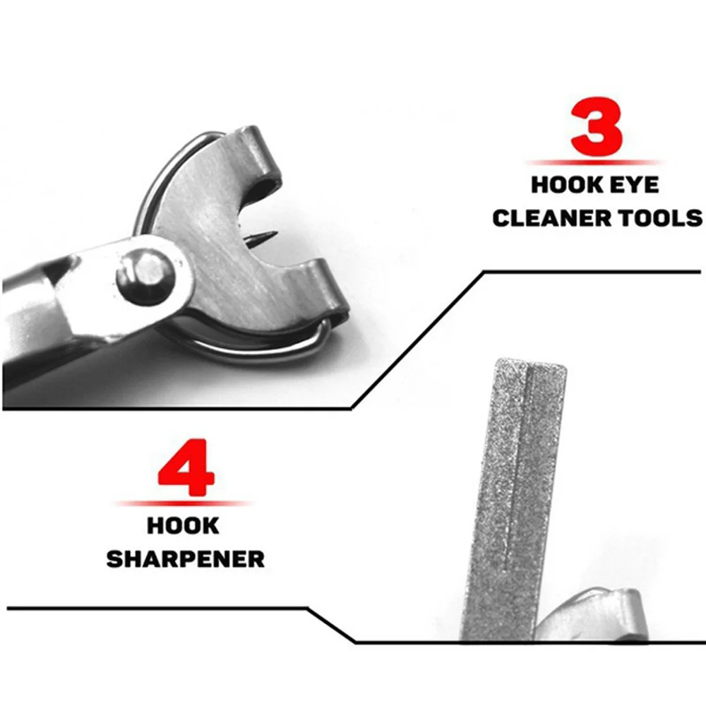 FLYSAND 4-in-1 Quick Tie Nail  - Fishing Hook Sharpener review and price