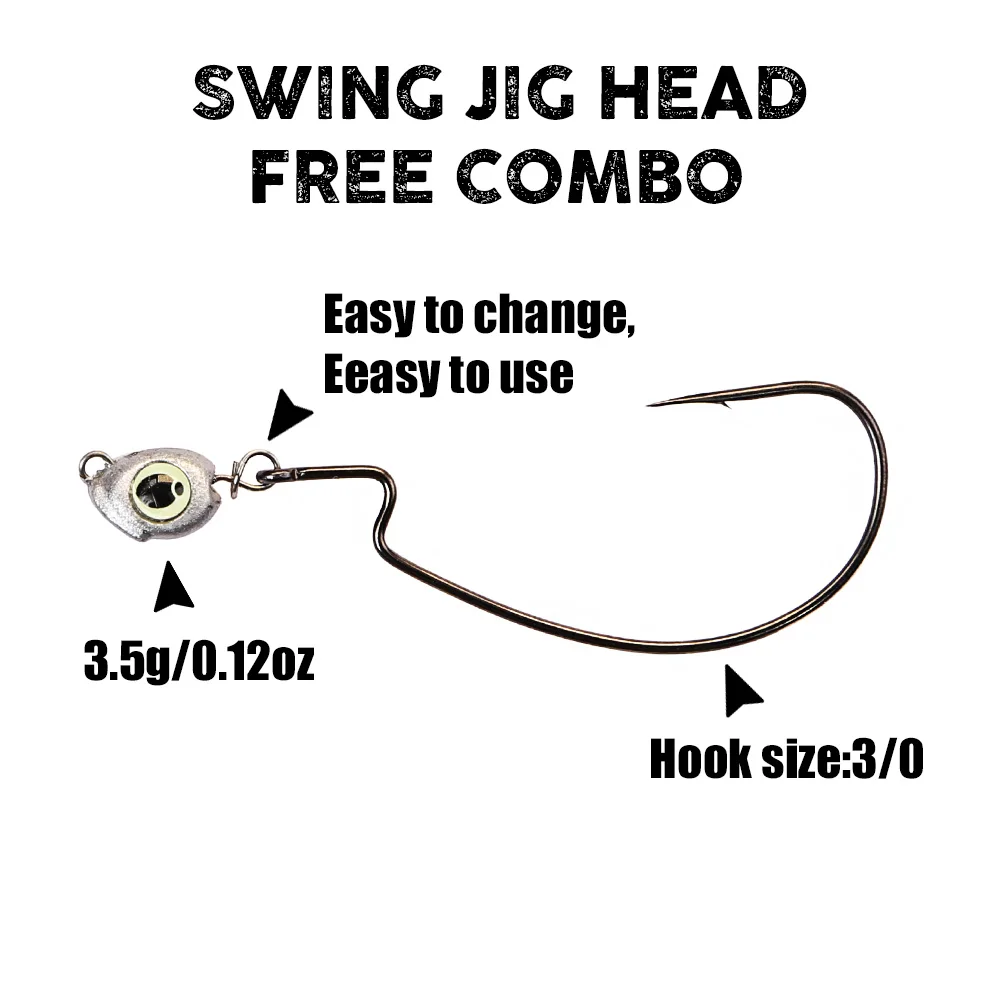 B&U Swing Jig head cheburashka - Fishing Hook Jig review and price