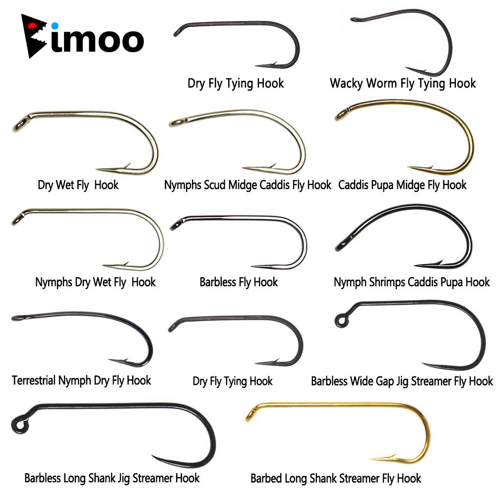 Bimoo 100PCS 1#~22# Barbed & B - Fishing Hook Barbless review and price