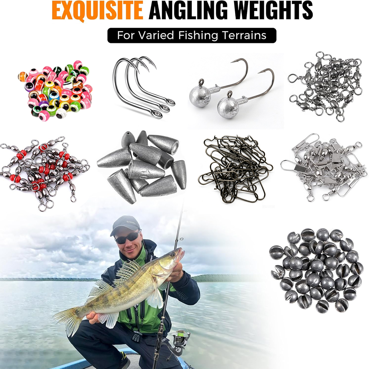 187pcs Fishing Accessories Kit - Fishing Hook Box review and price